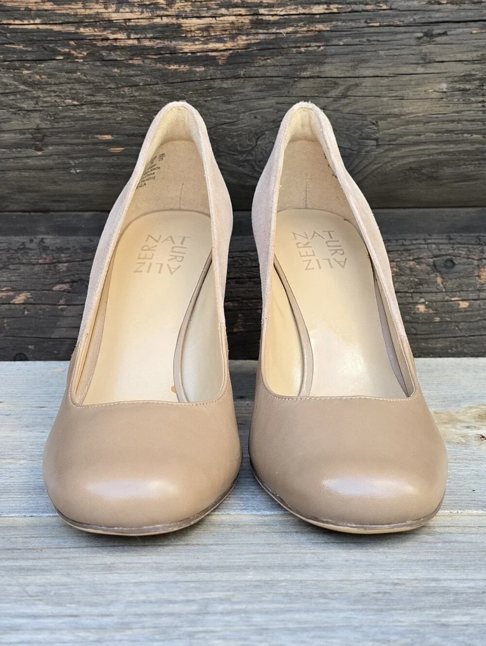 Naturalizer Rhea Office Siren Minimalist Suede Block Heel Comfort Pumps 8M